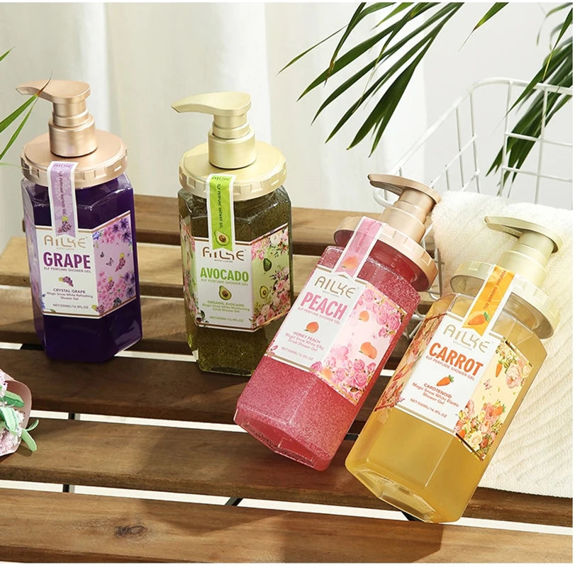 Women Body Wash Skin Care Scrub Shower Gel