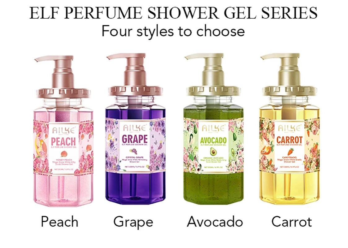 Women Body Wash Skin Care Scrub Shower Gel