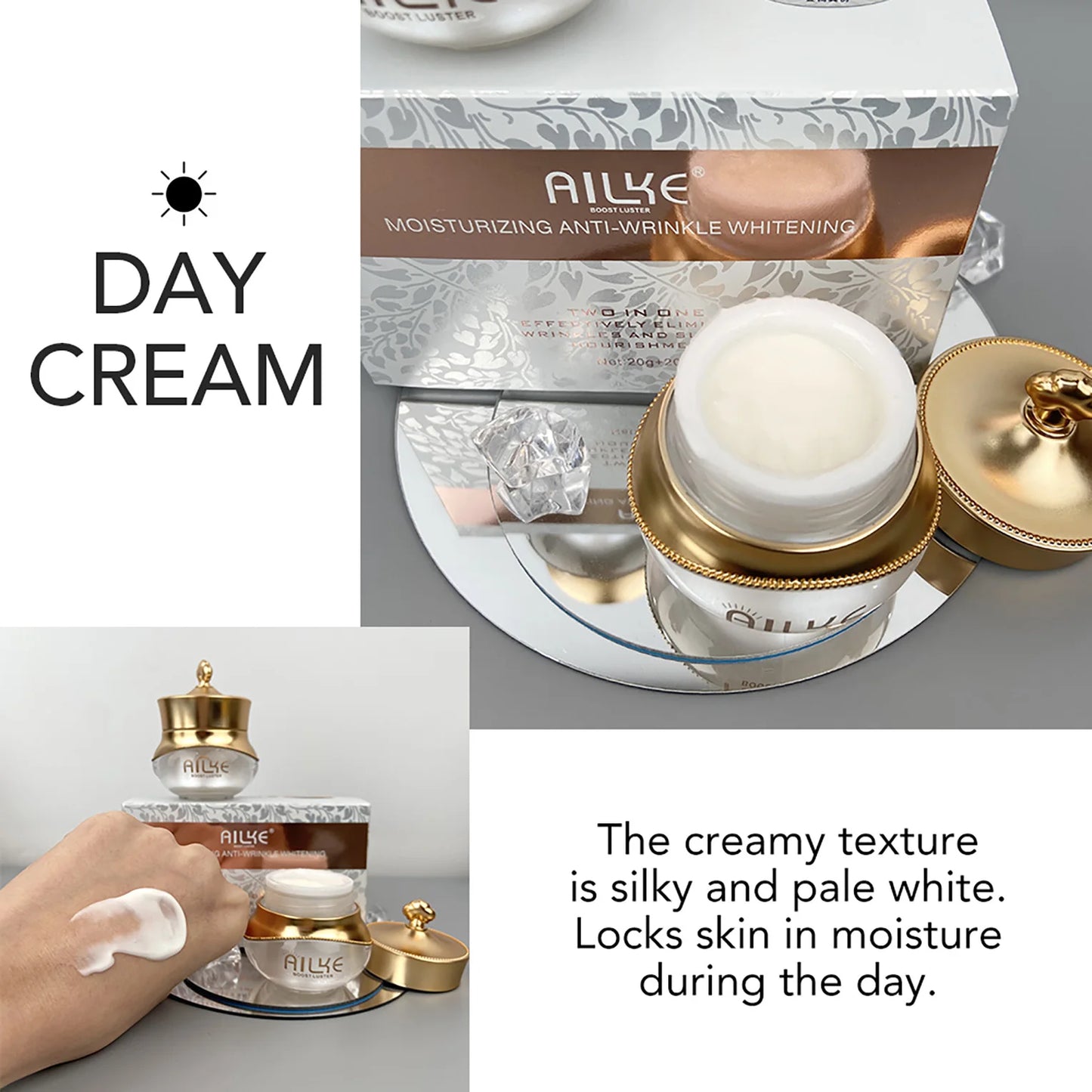 Lightening Whitening Day And Night Beauty Facial Cream