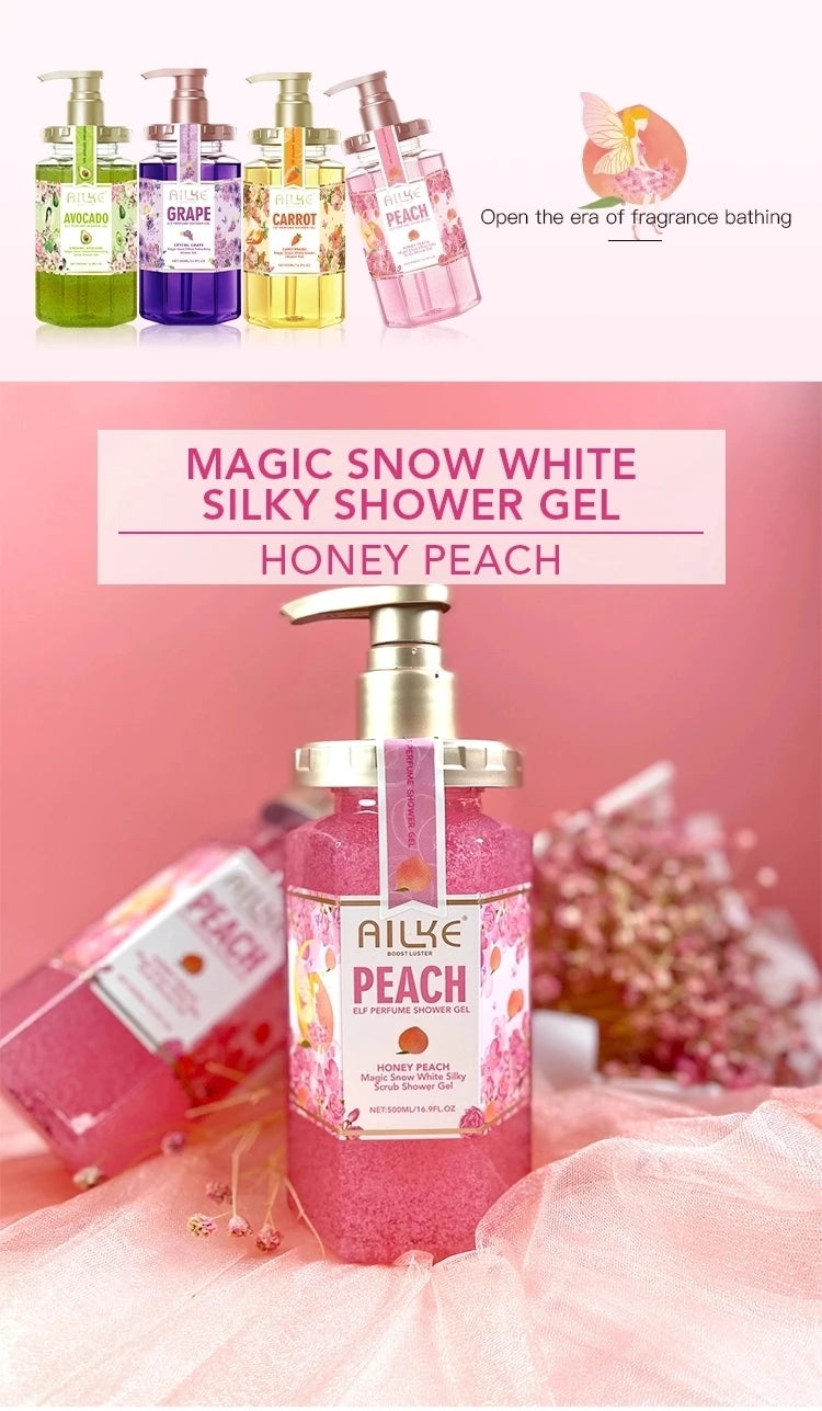Women Body Wash Skin Care Scrub Shower Gel