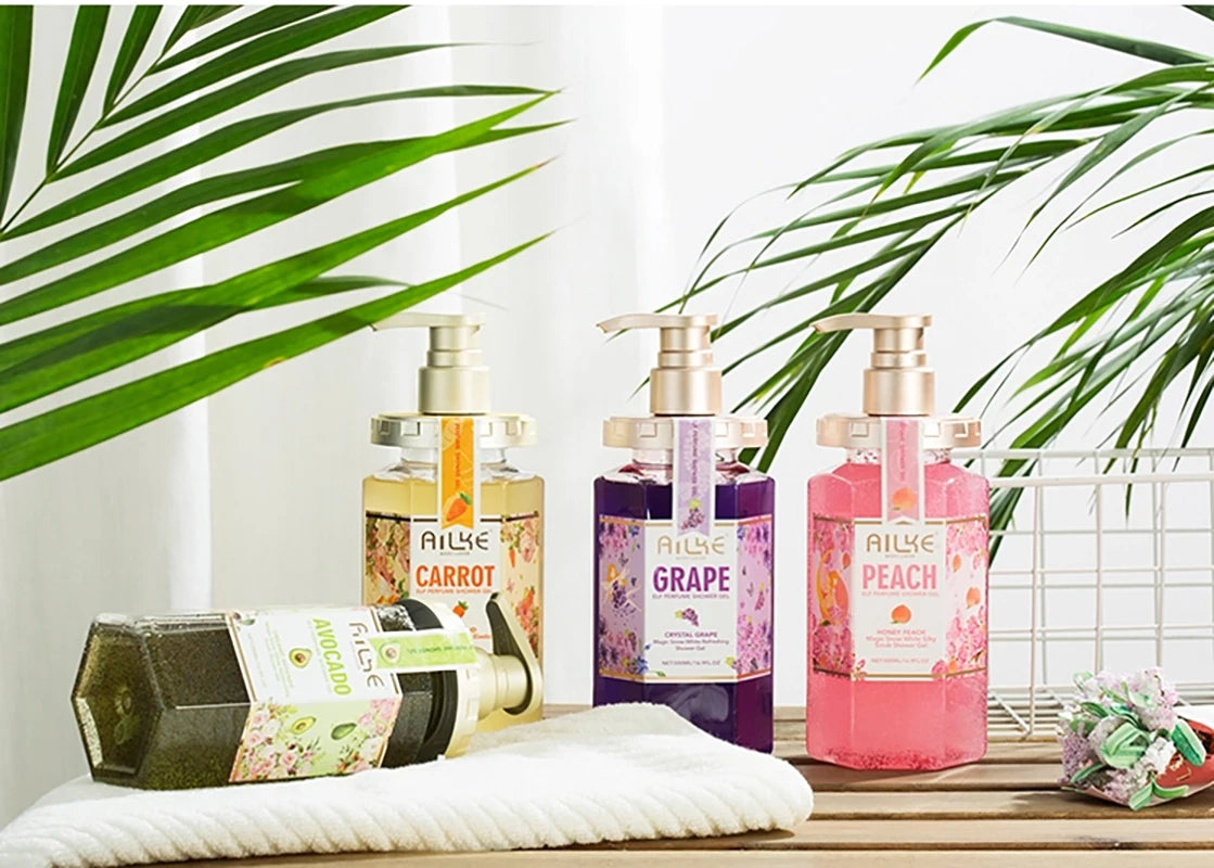 Women Body Wash Skin Care Scrub Shower Gel