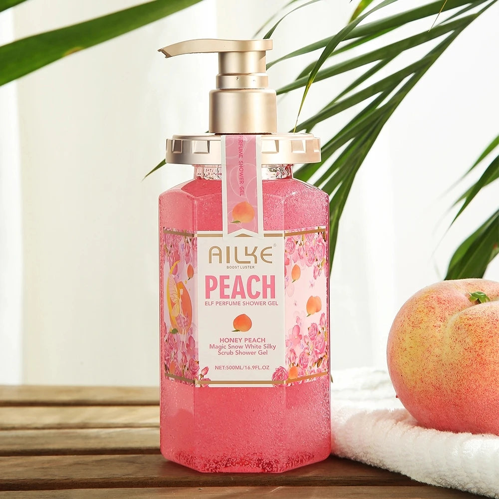 Women Body Wash Peach Shower Gel