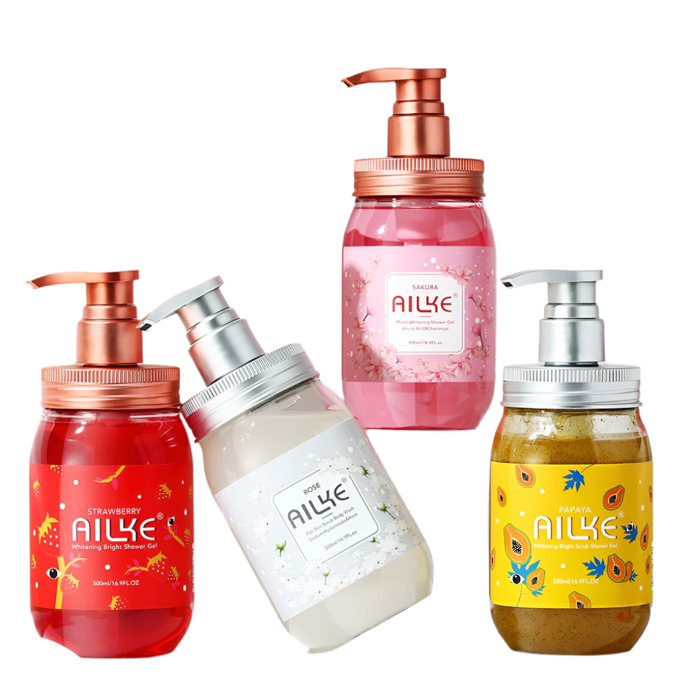 Whitening Brightening Scrub Fragrant Shower Gel