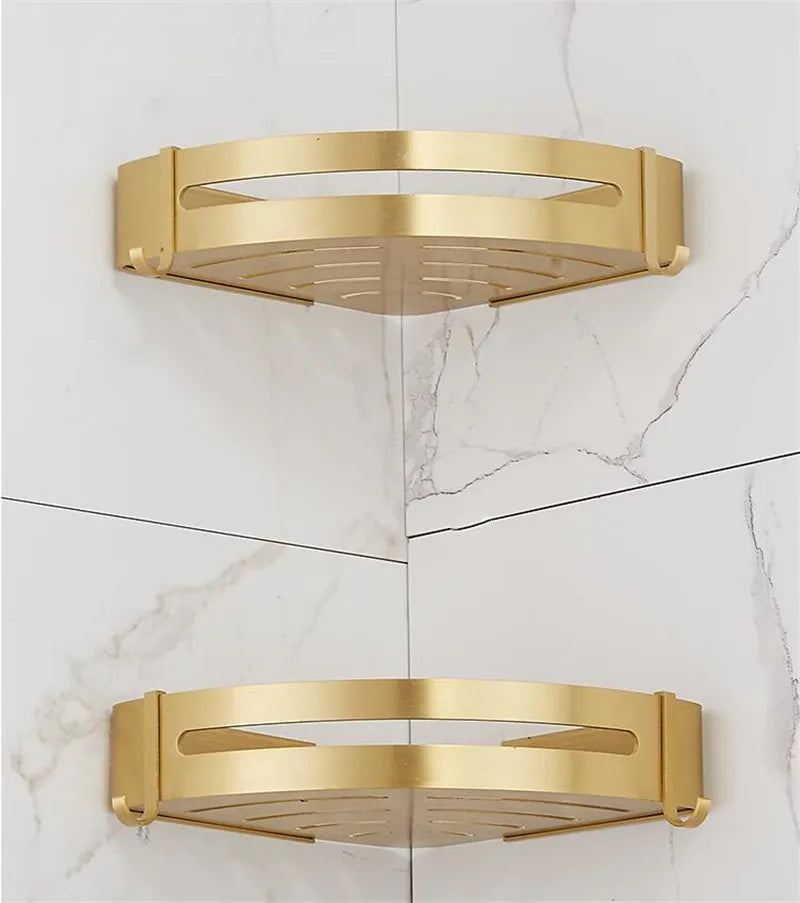 Corner Wall Mounted Bathroom Shelf