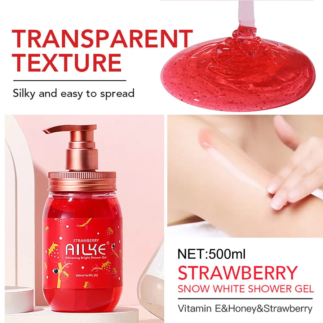 Whitening Brightening Scrub Fragrant Shower Gel