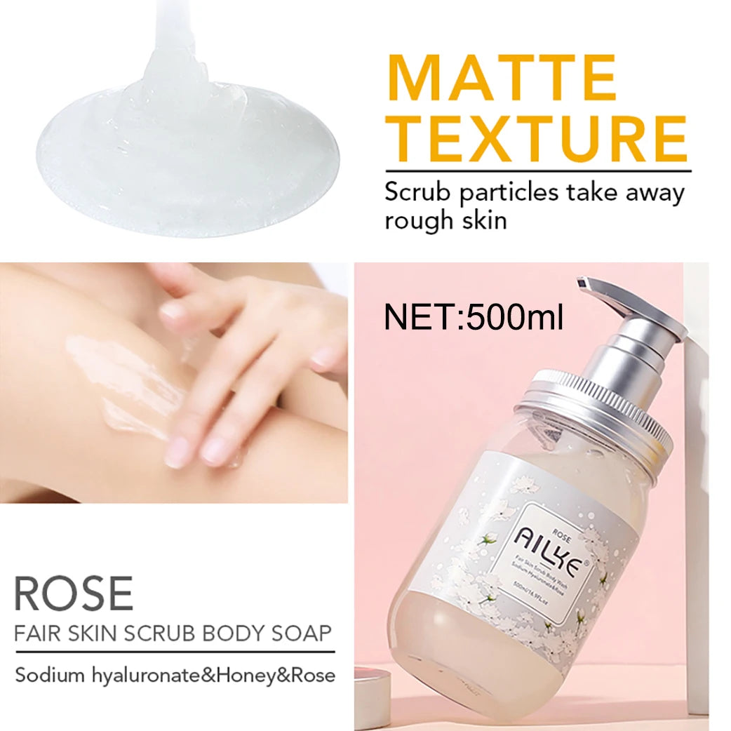 Whitening Brightening Scrub Fragrant Shower Gel