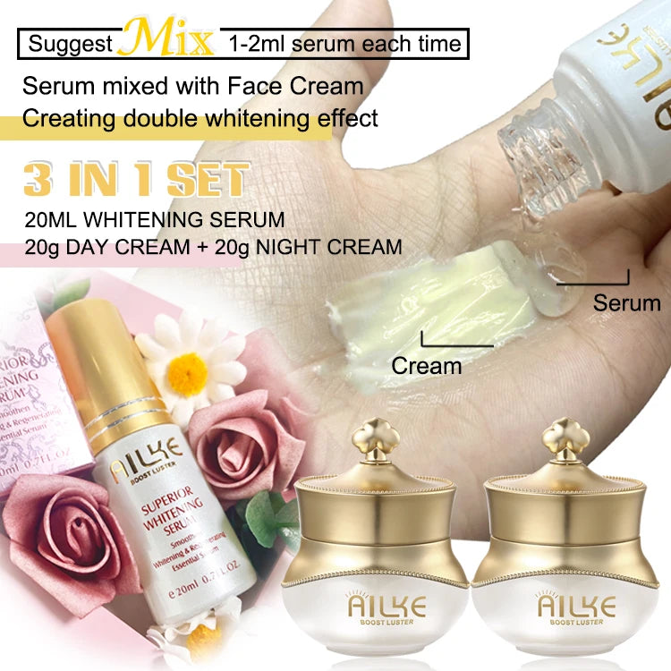Lightening Whitening Day And Night Beauty Facial Cream