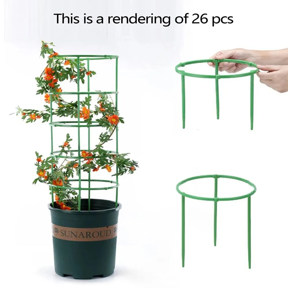2/4Packs Plant Support Stake Garden Flower