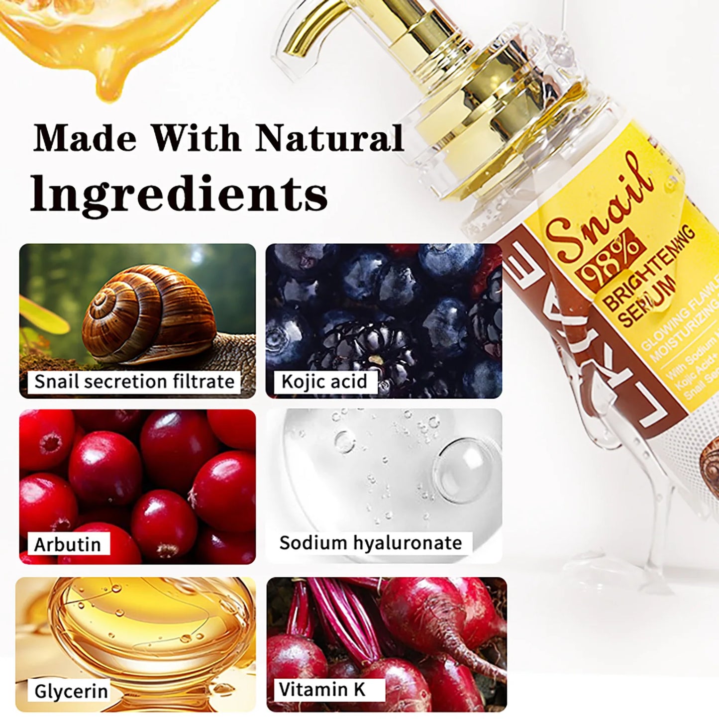 Snail 98 Face Serum Powerful 5 In 1