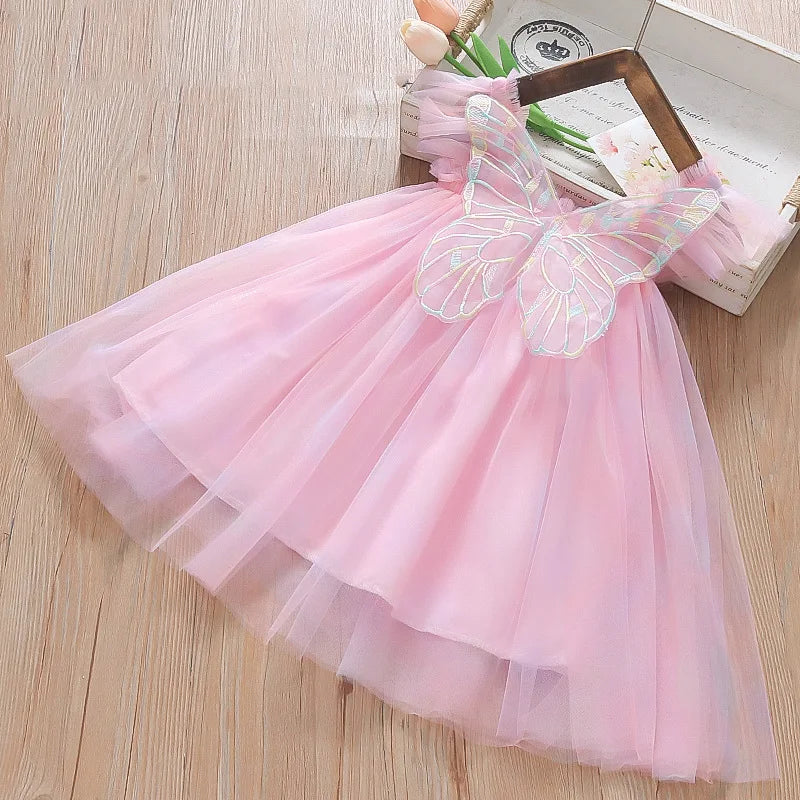 New Colorful Chiffon Baby Girl Princess Dress