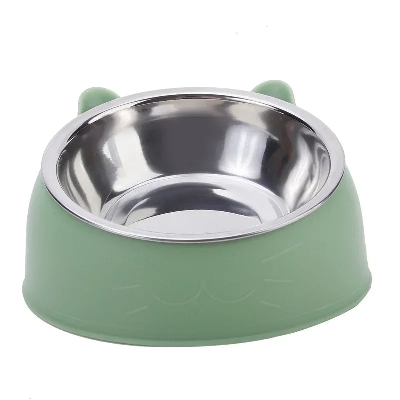 1Pc Pet Cat Food Feeding Bowl