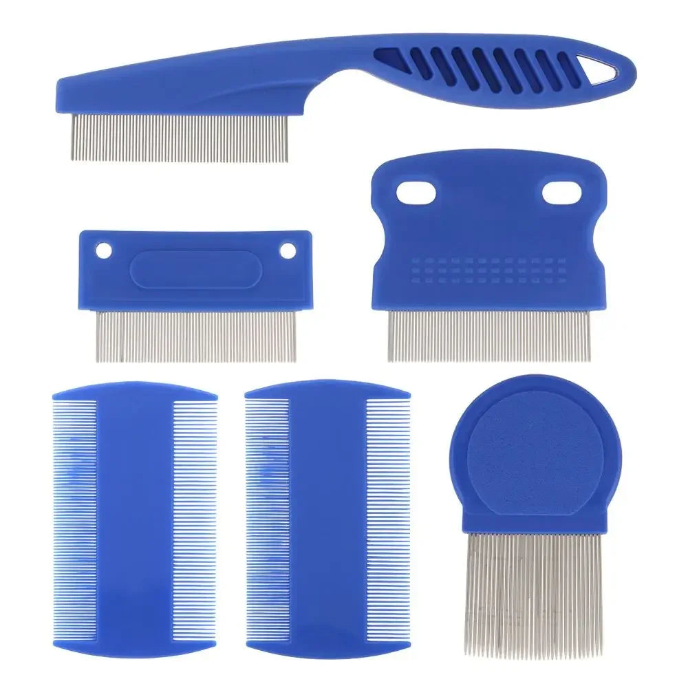 Pet Flea Comb Stainless Steel Head Lice Comb