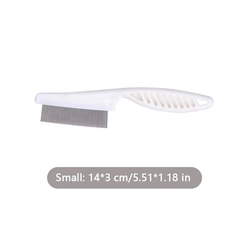 Flea Comb Dog Cat Hair Removal Brush