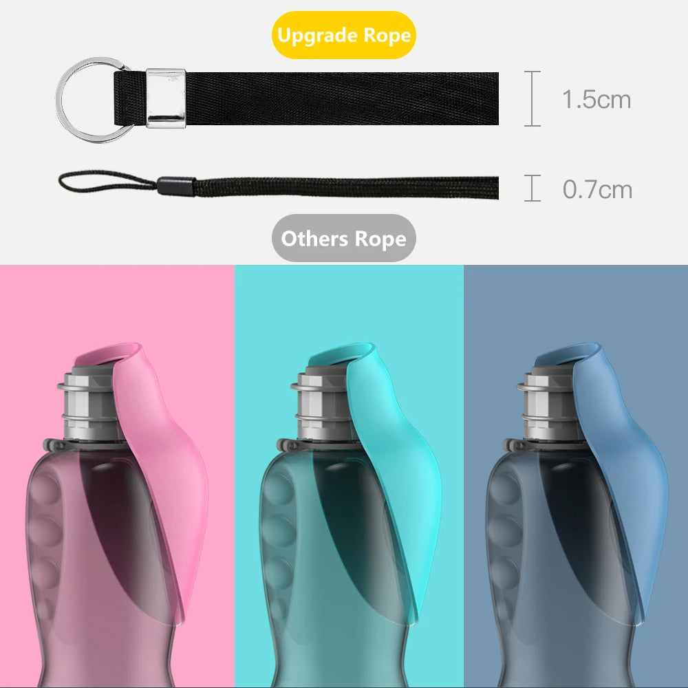 800ml Portable Pet Dog Water Bottle