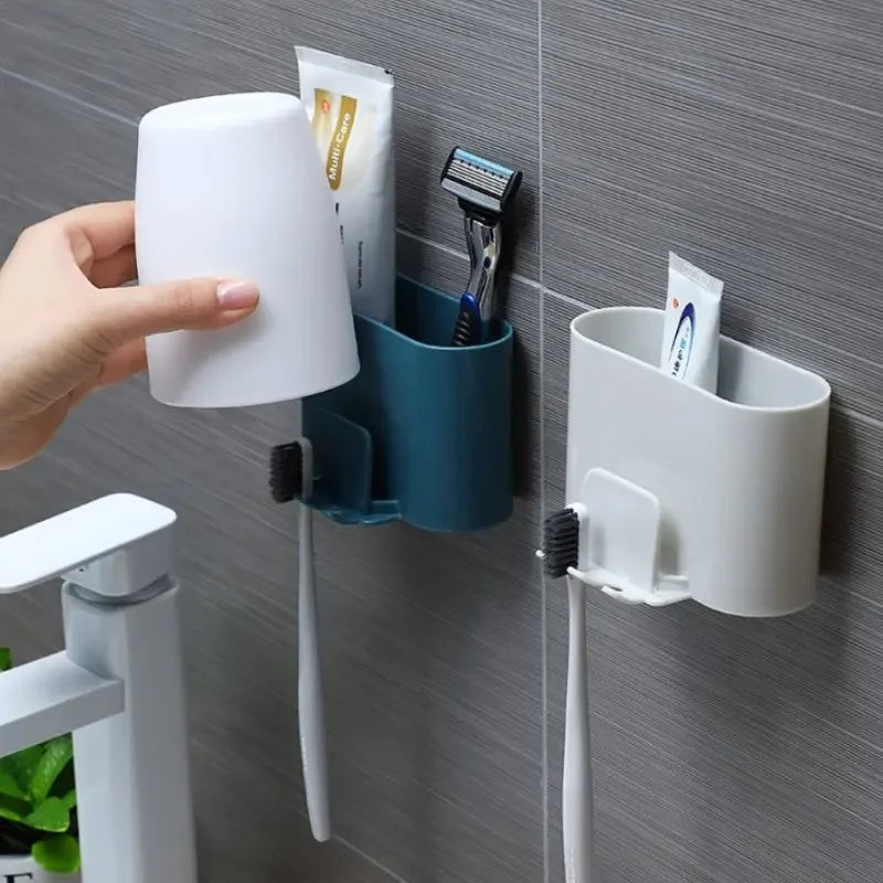 Toothbrush Holder Punch-free Wall-mounted