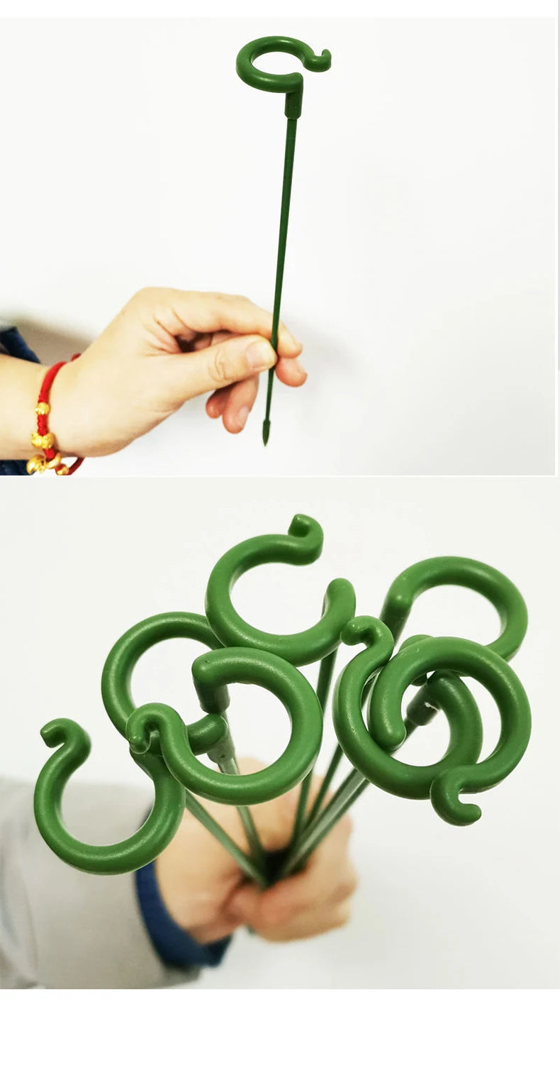 2/5/10pcs Plastic Plant Supports Flower Stand