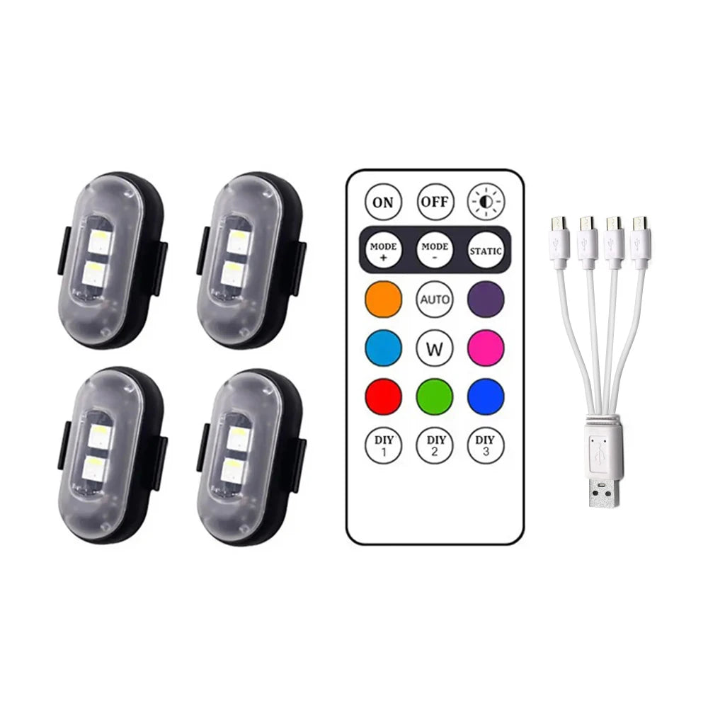 Wireless Remote Control Car LED Light