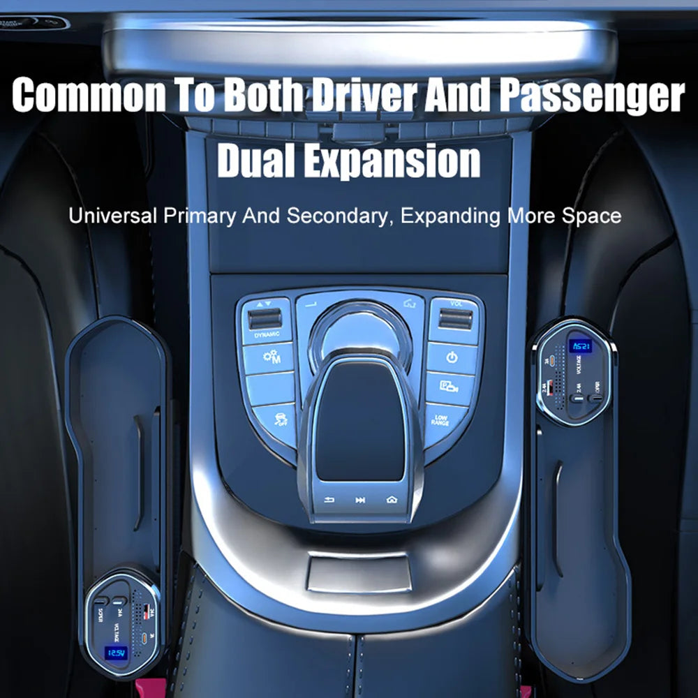 Car Supplies Wireless Charging Car Seat Gap Organizer