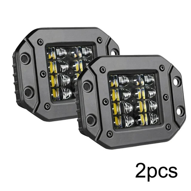 Flush Mount Work Off Road Spot Beam LED Pods Light