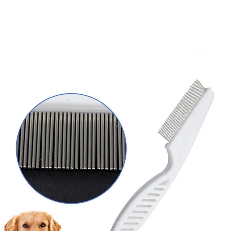 Flea Comb Dog Cat Hair Removal Brush