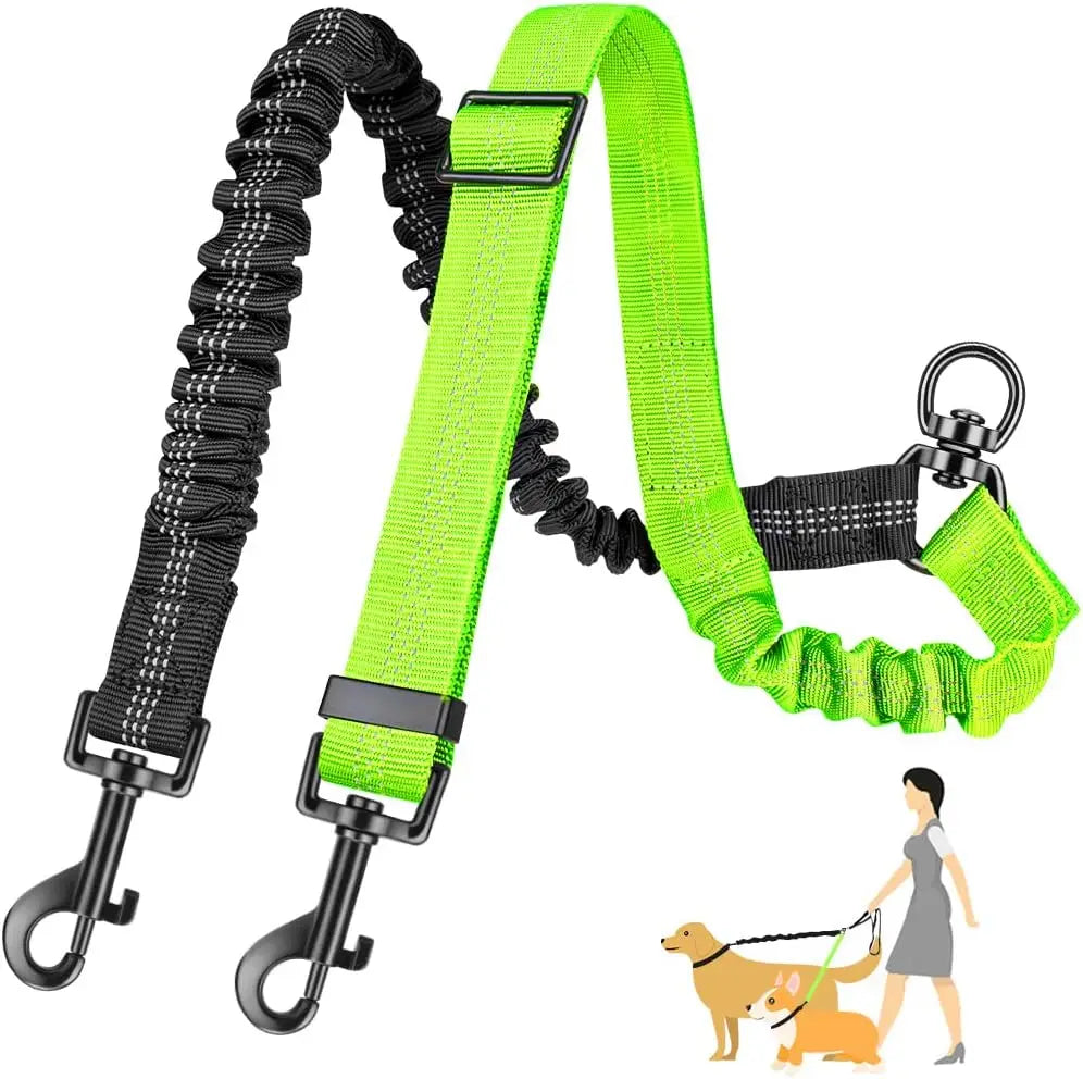 16ft Long Dual Pet Dog Cat Leash Adjustable Strap