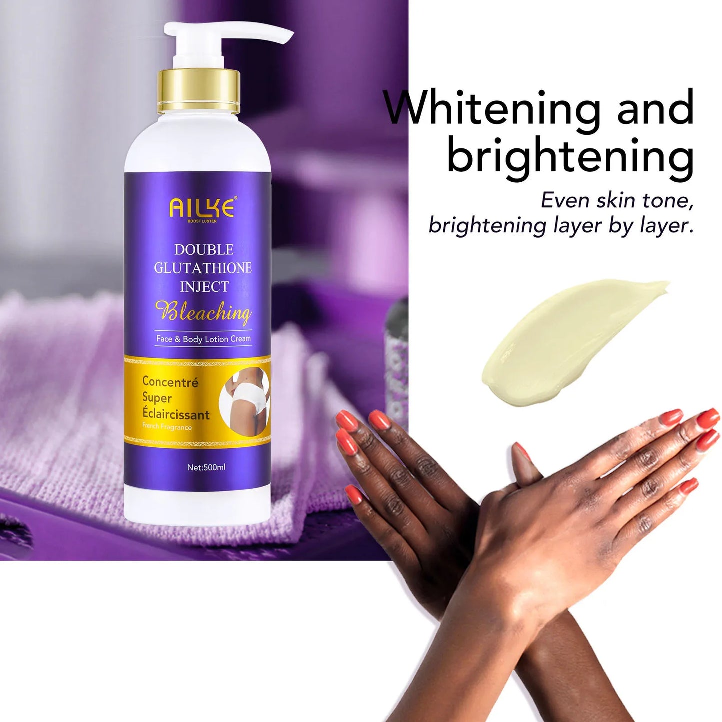 Glutathione Body Lotion for Brighter Skin