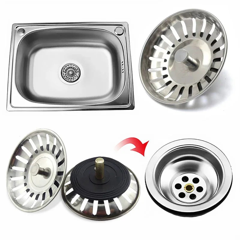 Kitchen Sink Sewer Strainer Basin Drain Stopper