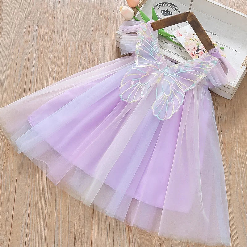 New Colorful Chiffon Baby Girl Princess Dress