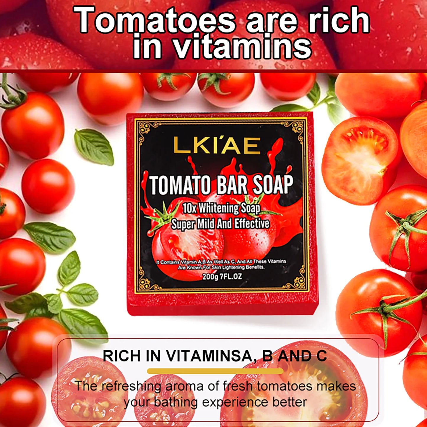 Organic Fruit Tomato Whitening Soap