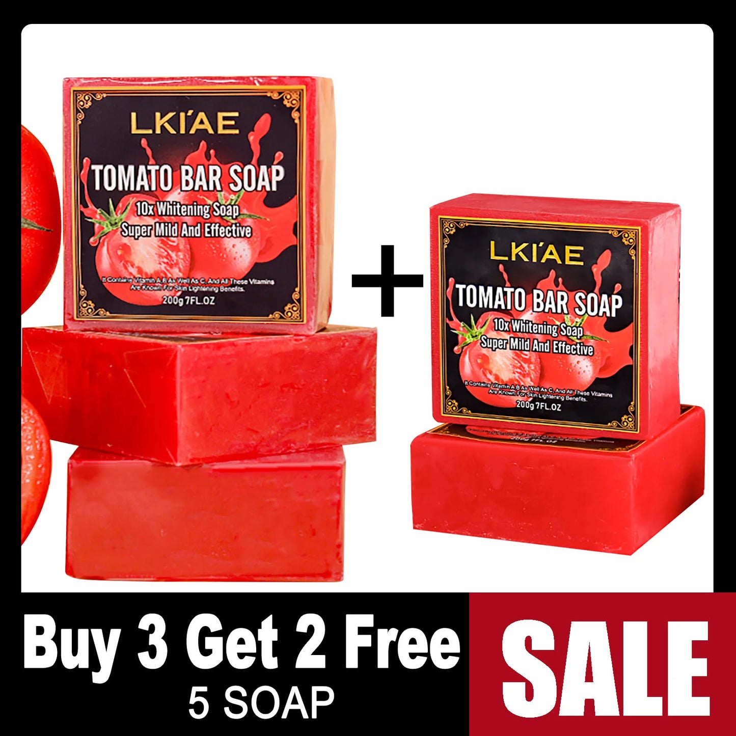 Organic Fruit Tomato Whitening Soap