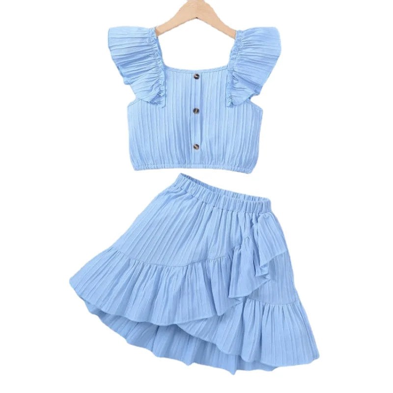 Kid Girls Summer Princess Clothing Set