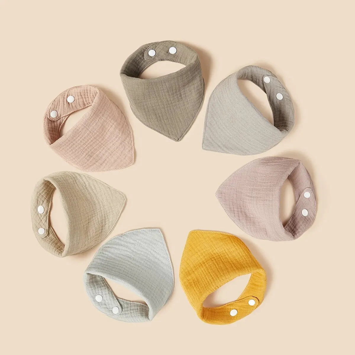 Unisex Soft Cotton Baby Drool Bibs