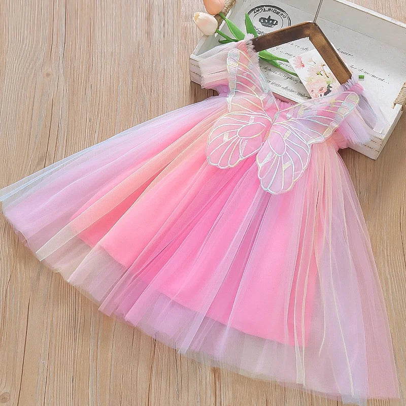 New Colorful Chiffon Baby Girl Princess Dress