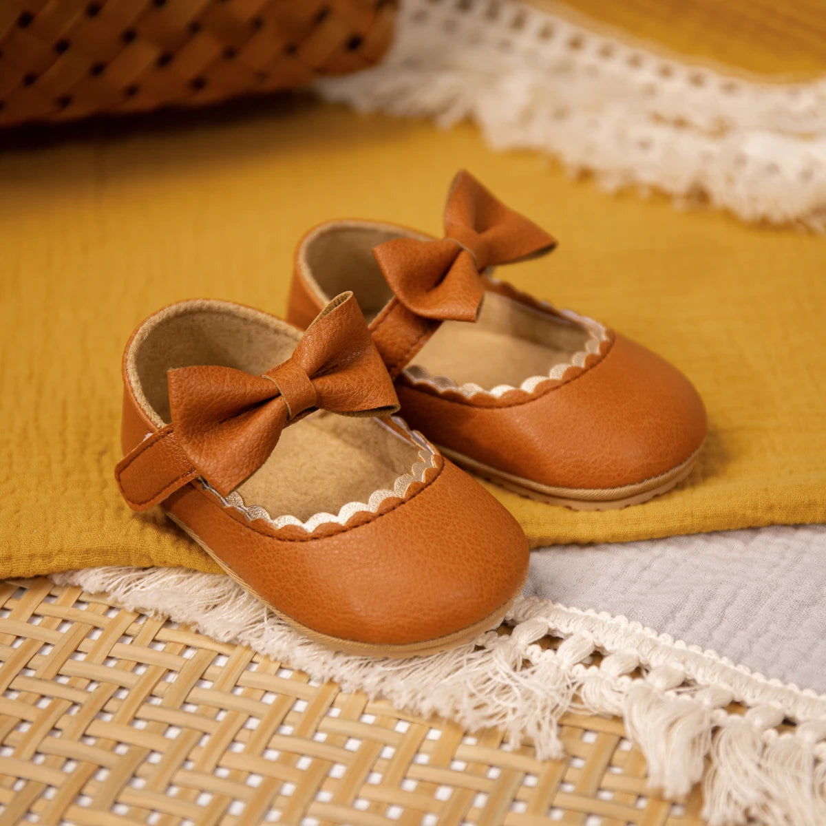 Retro Newborn Walking Baby Shoes