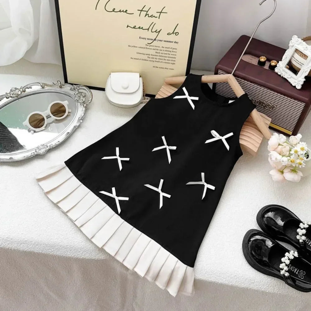 Black Bow Decoration Princess Dresses