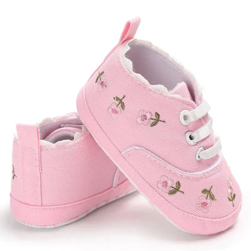 Newborn Baby Girl Summer Casual Canvas Shoes