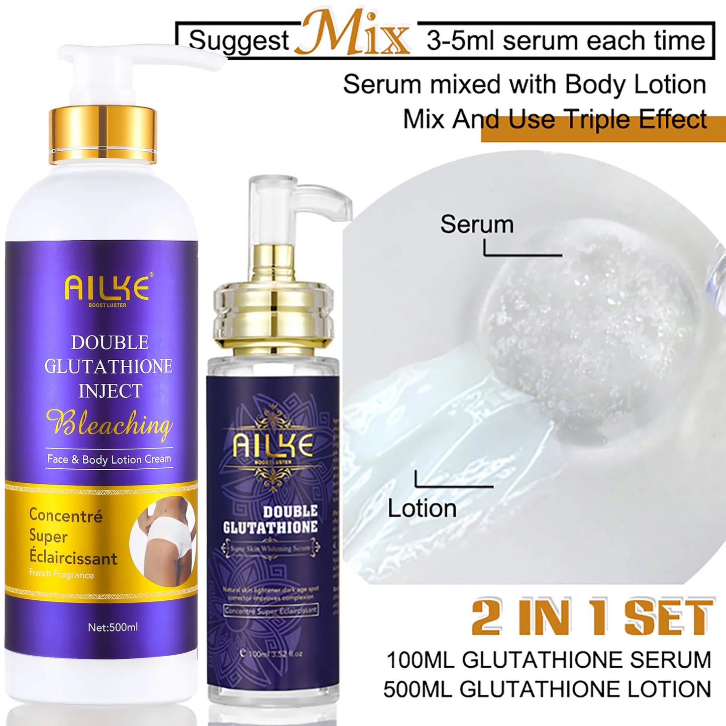 Glutathione Body Lotion for Brighter Skin