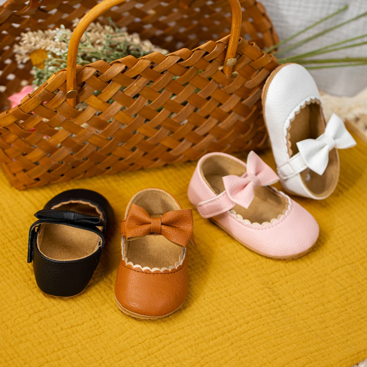 Retro Newborn Walking Baby Shoes