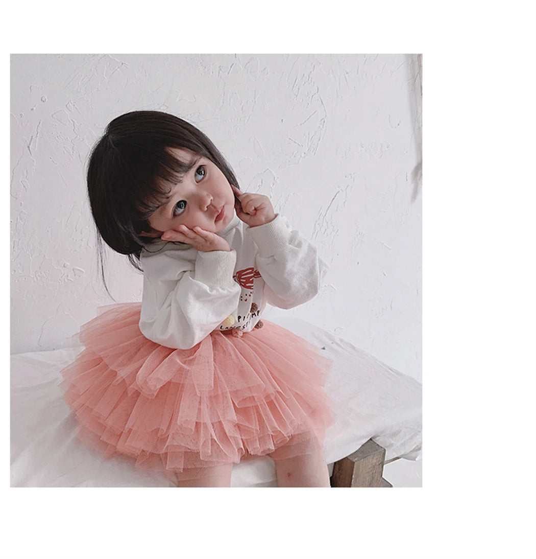 Little Girls Ballet Dance Kids Party/birthday Skirt