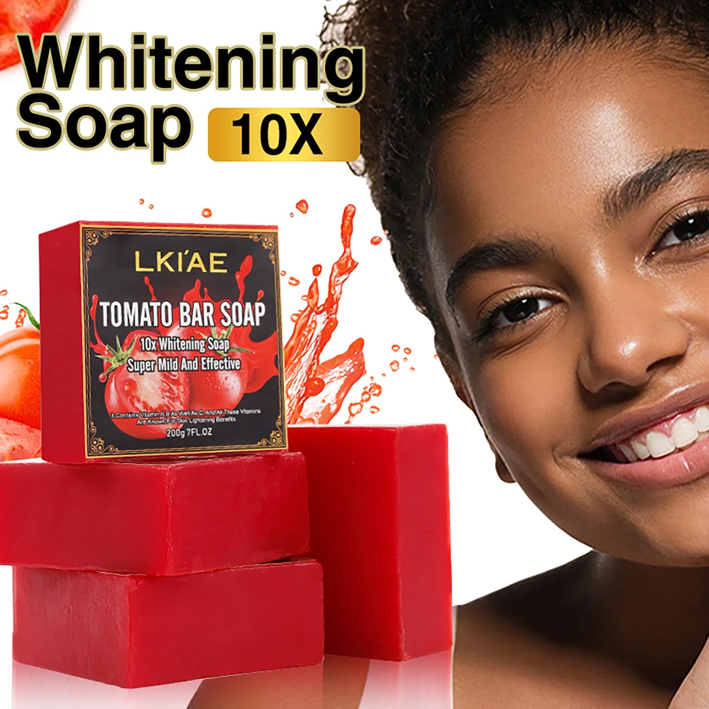 Organic Fruit Tomato Whitening Soap