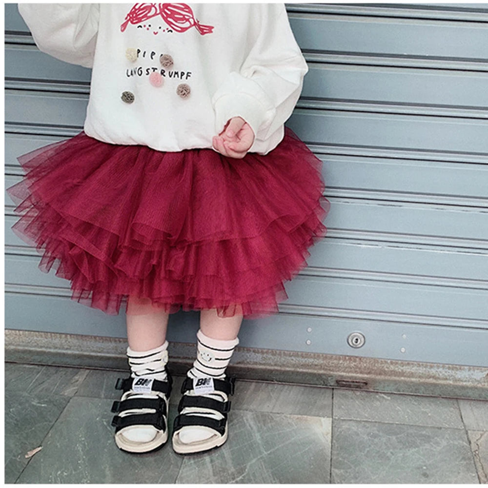 Little Girls Ballet Dance Kids Party/birthday Skirt