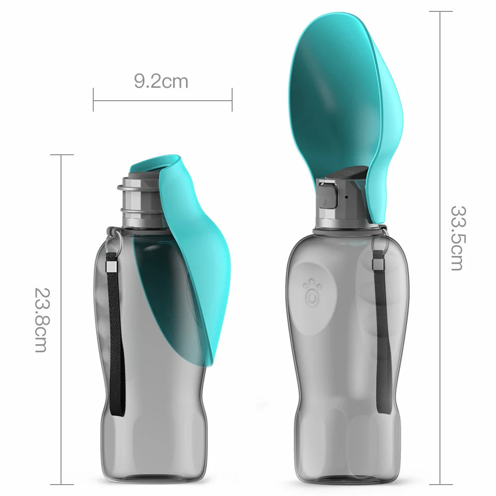 800ml Portable Pet Dog Water Bottle