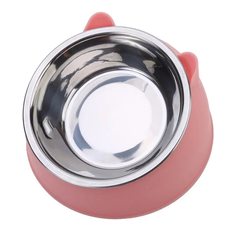 1Pc Pet Cat Food Feeding Bowl
