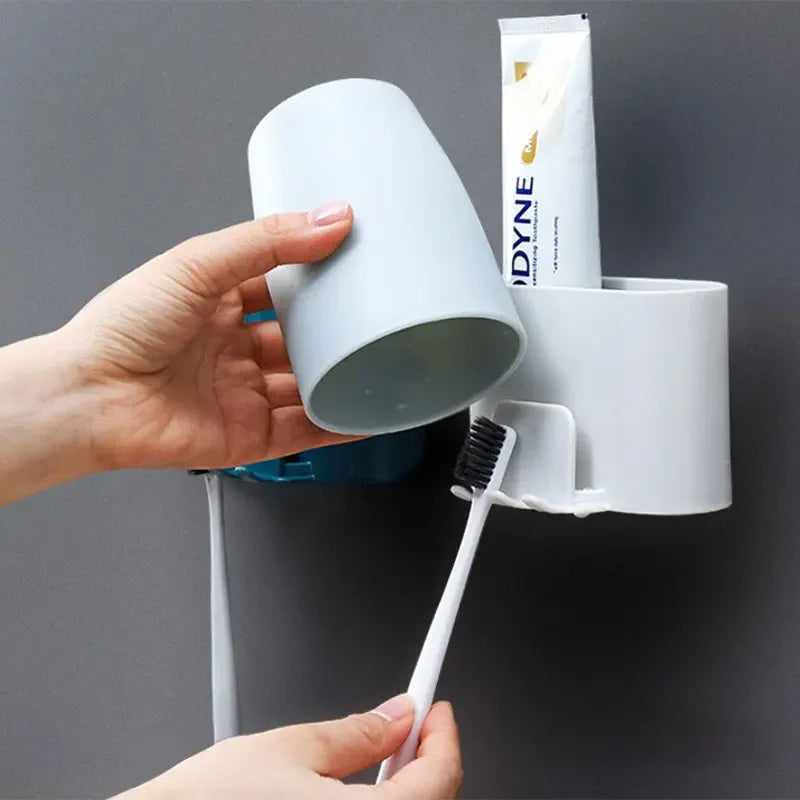 Toothbrush Holder Punch-free Wall-mounted