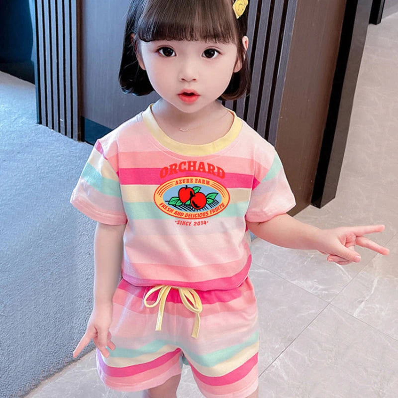 Cute Hello Kitty Summer Clothing Sets