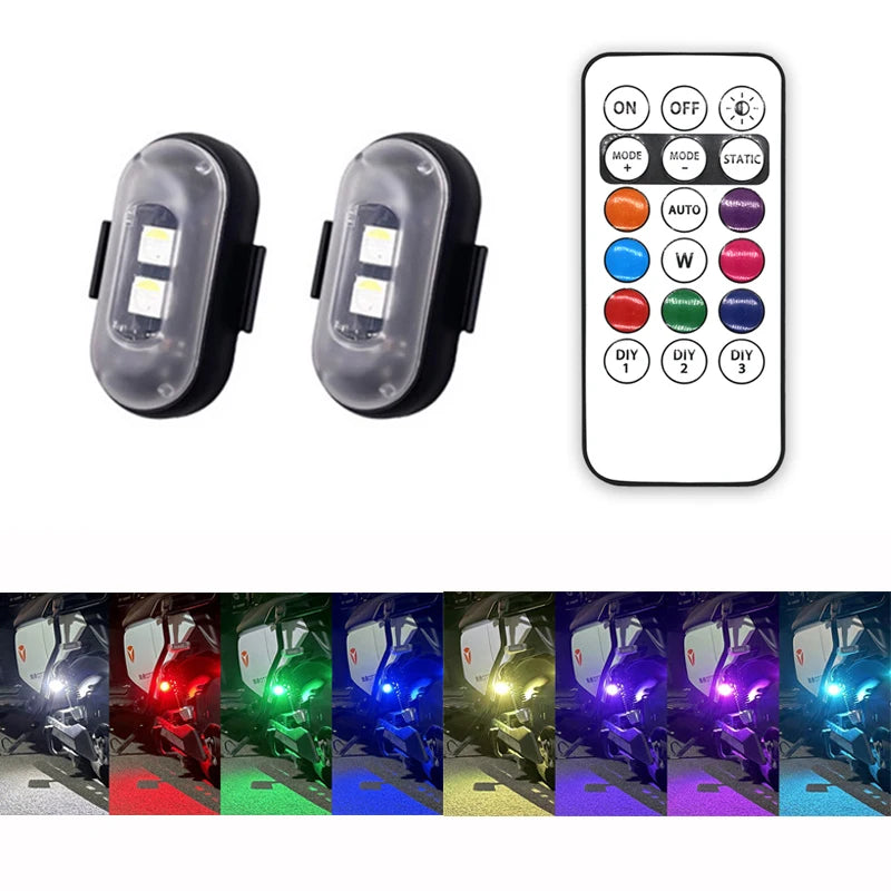 Wireless Remote Control Car LED Light