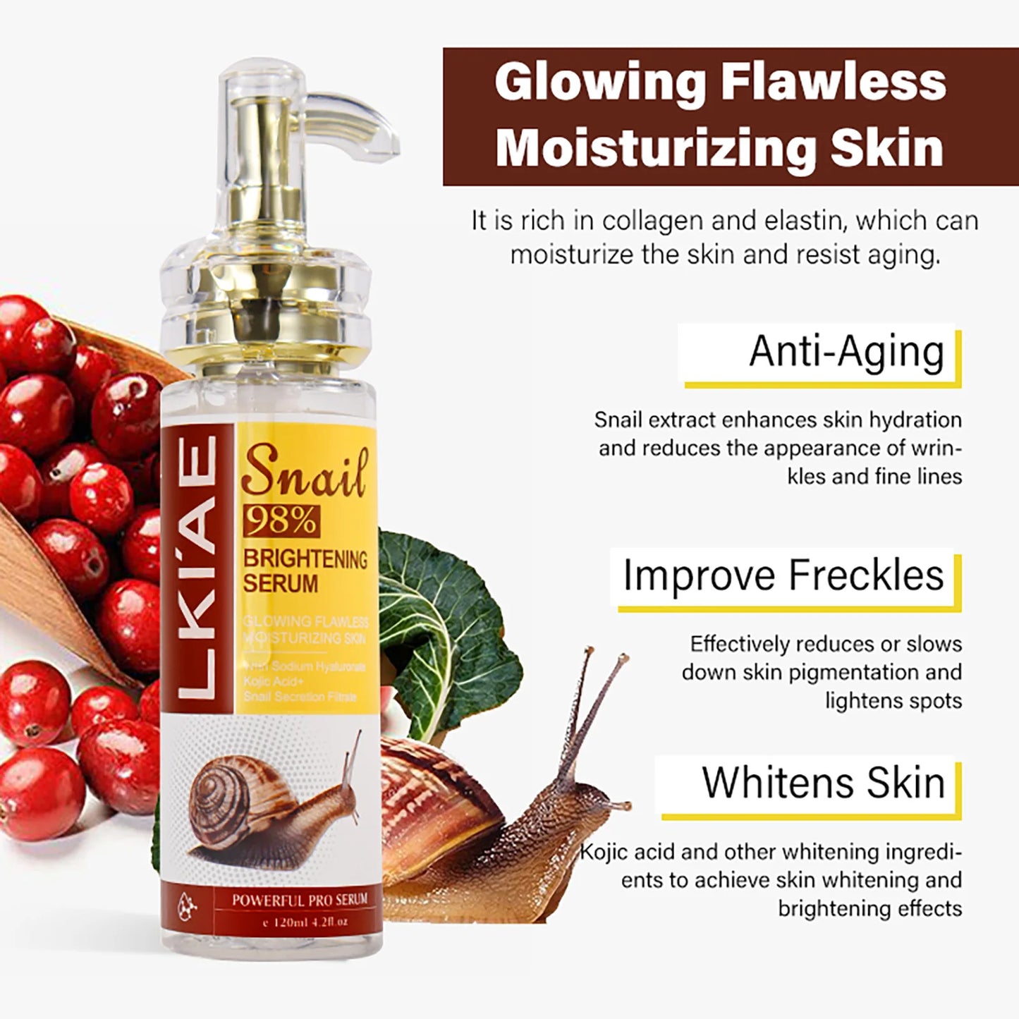 Snail 98 Face Serum Powerful 5 In 1