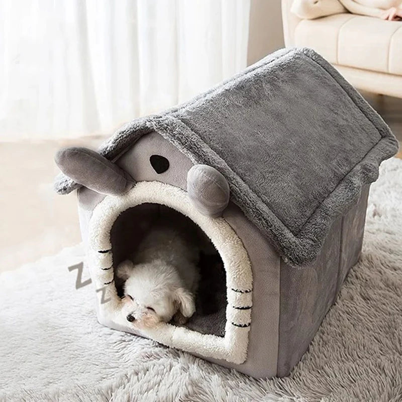 Indoor Warm Dog House Soft Pet Bed Tent House