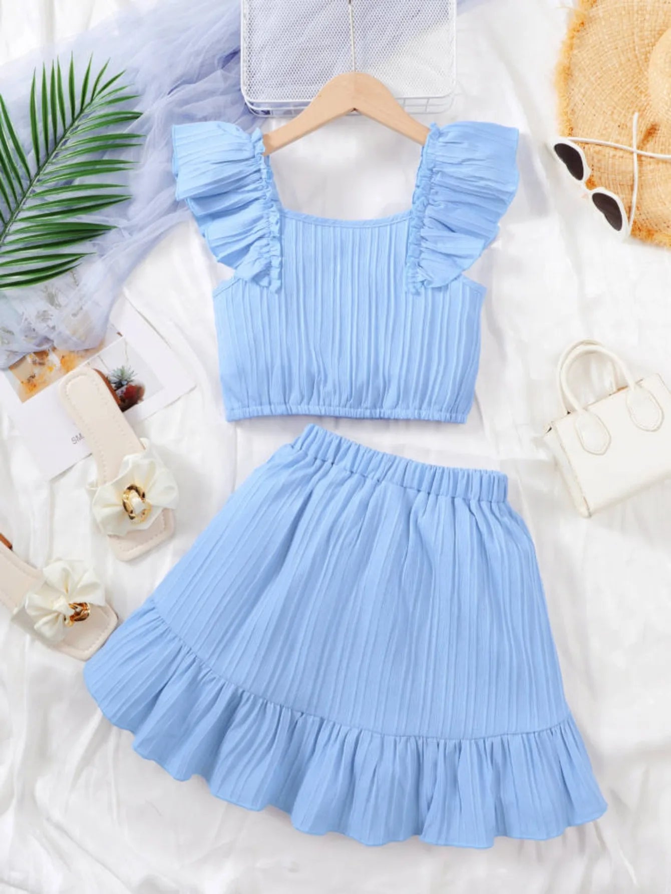 Kid Girls Summer Princess Clothing Set