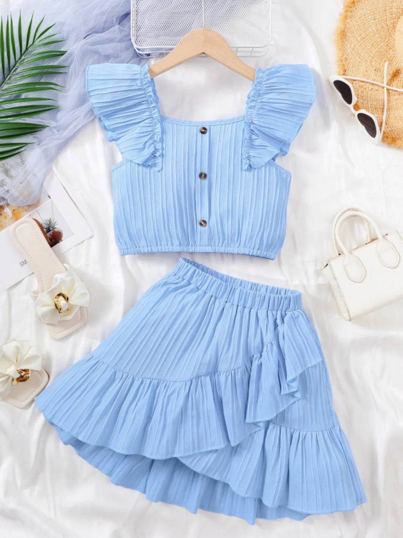 Kid Girls Summer Princess Clothing Set